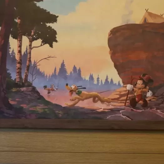 Boulder Ridge Villas Hidden Mickey Painting