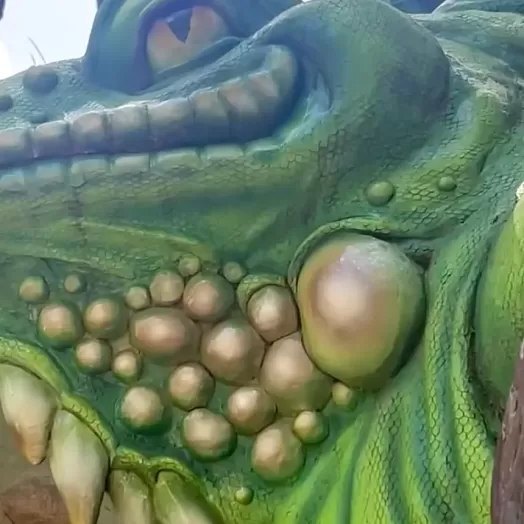 Leaping Lizards - A Hidden Mickey at the Rainforest Cafe!